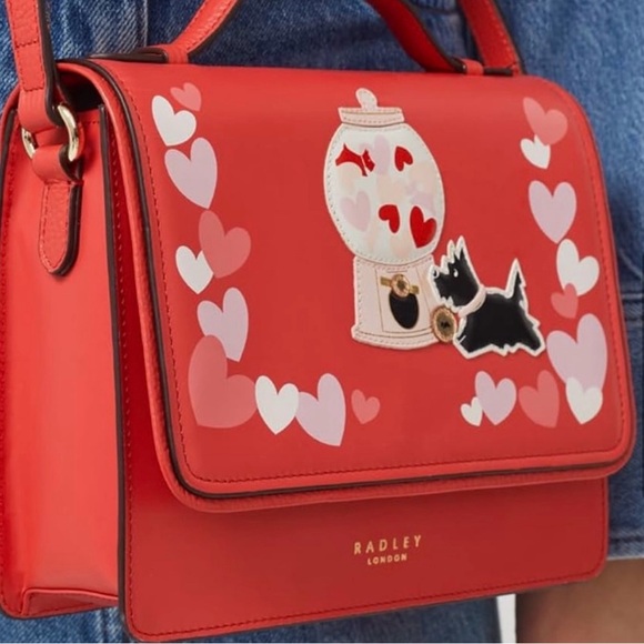 Last One! NWT Radley London I Choose You Small Flapover Crossbody ❤️❤️❤️ - Picture 4 of 13